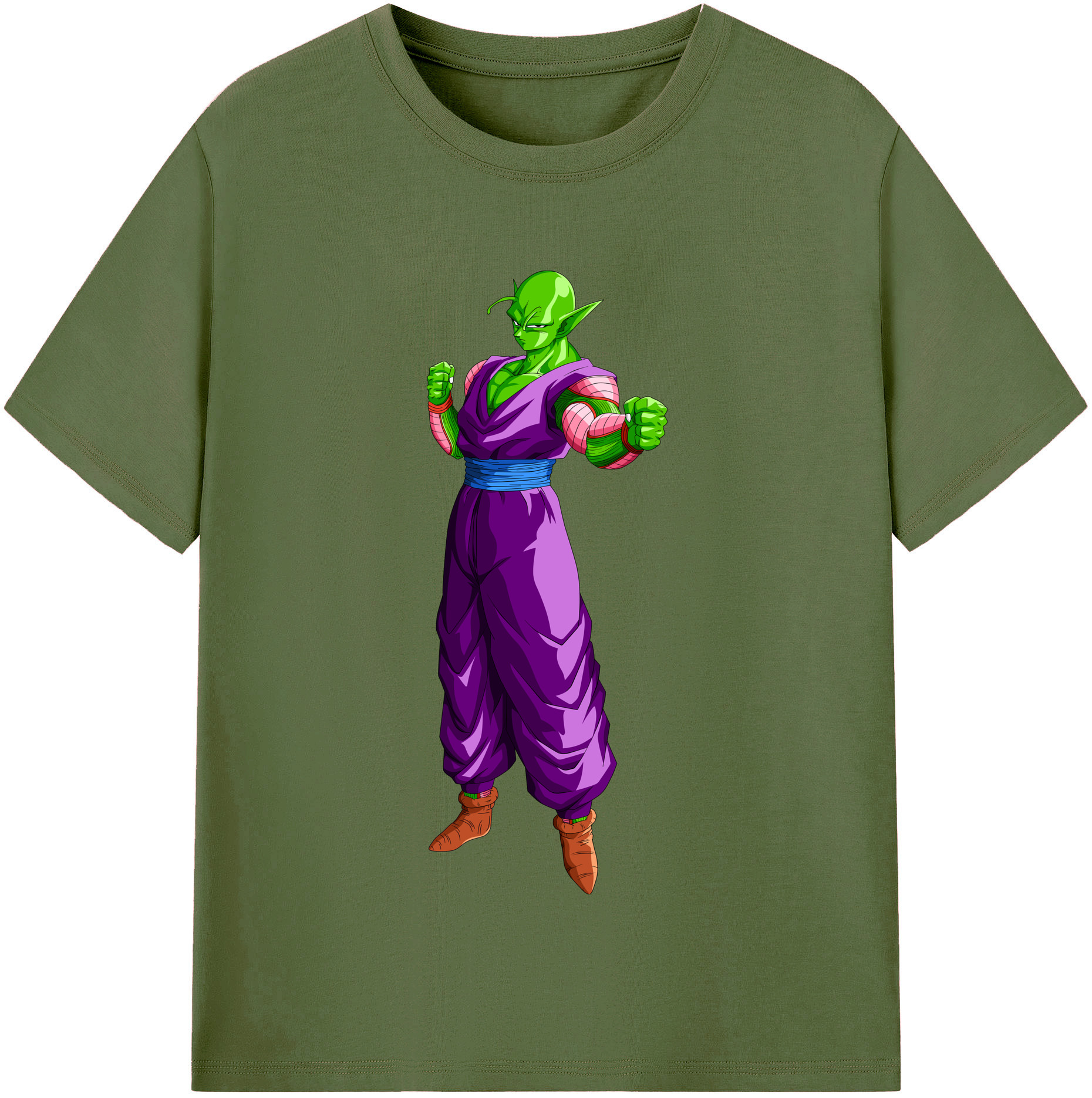 （画像用） ドラゴンボール ピッコロ DRAGON BALL Piccolo 綿100％半袖Tシャツ（フロントプリント）